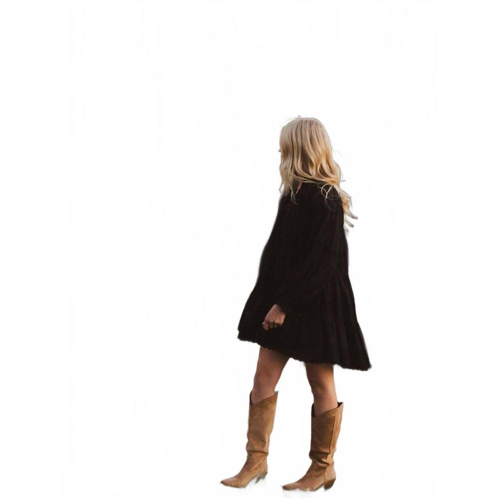 NEW SOFIE THE LABEL violet mini dress in black - Picture 4 of 5